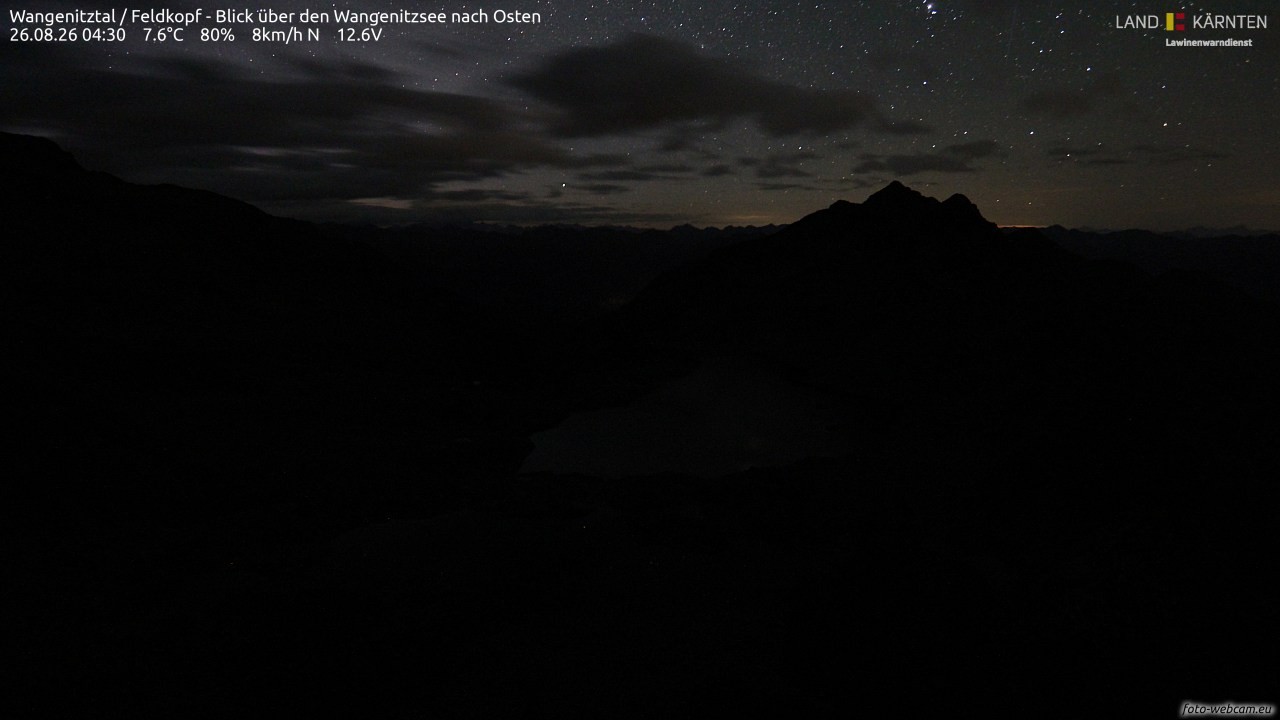 Archived image Webcam Feldkopf Wangenitztal - View to the East