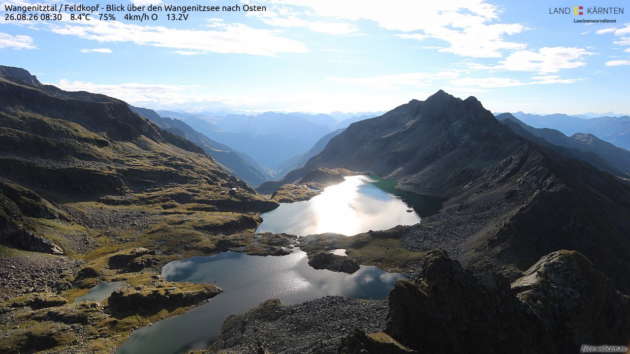 Archived image Webcam Feldkopf Wangenitztal - View to the East