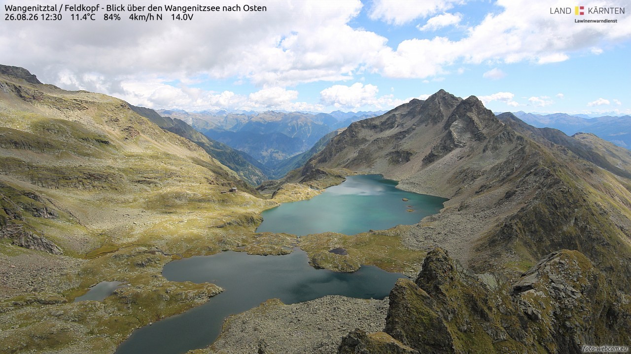 Archived image Webcam Feldkopf Wangenitztal - View to the East