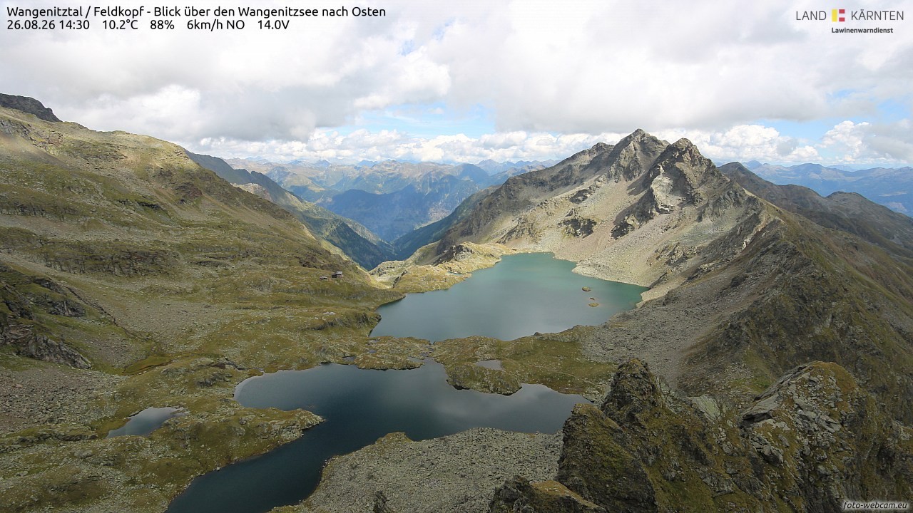 Archived image Webcam Feldkopf Wangenitztal - View to the East