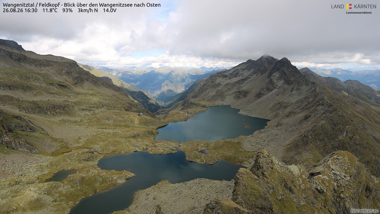 Archived image Webcam Feldkopf Wangenitztal - View to the East