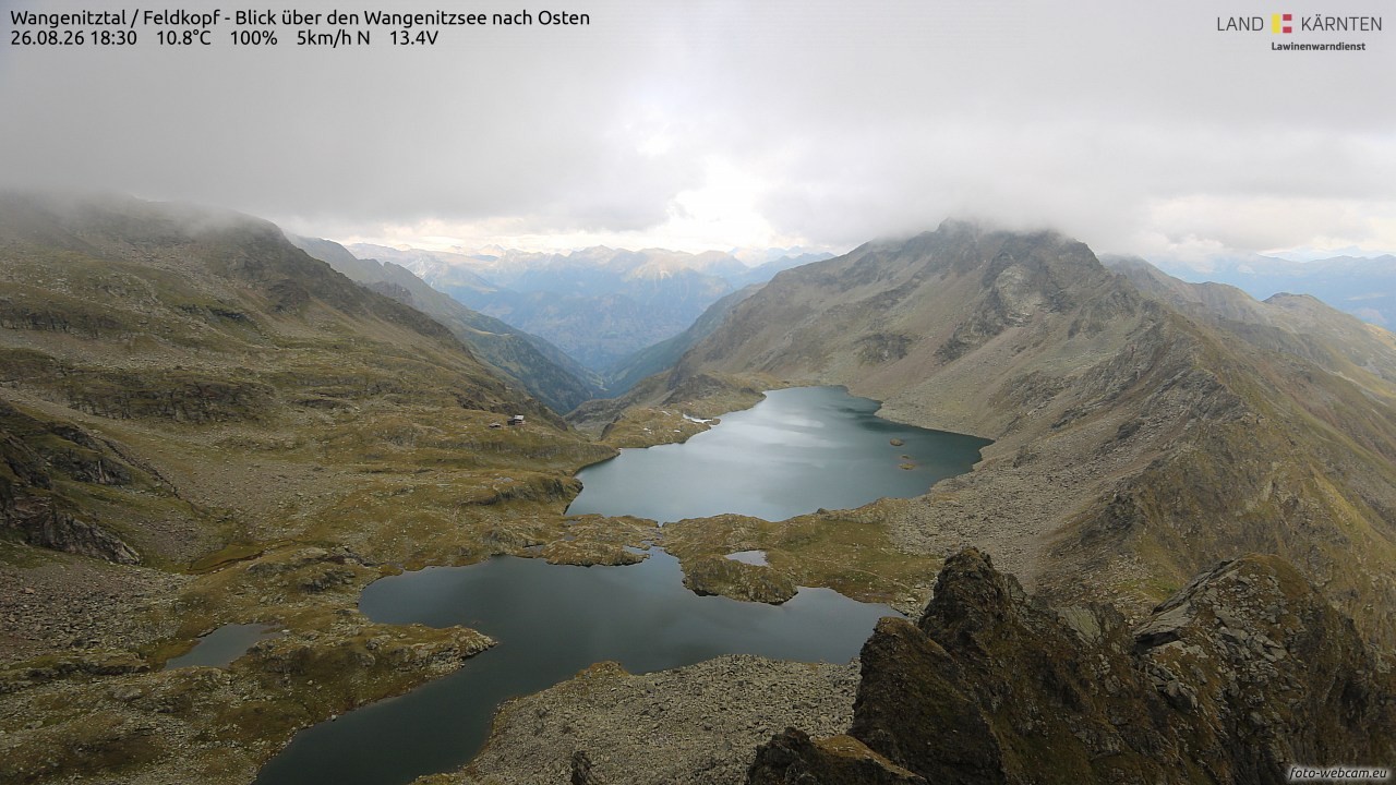 Archived image Webcam Feldkopf Wangenitztal - View to the East