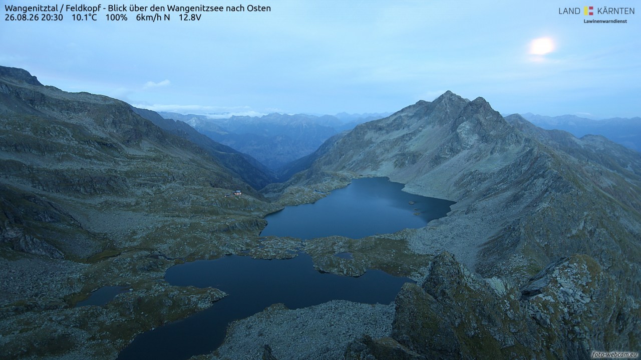 Archived image Webcam Feldkopf Wangenitztal - View to the East