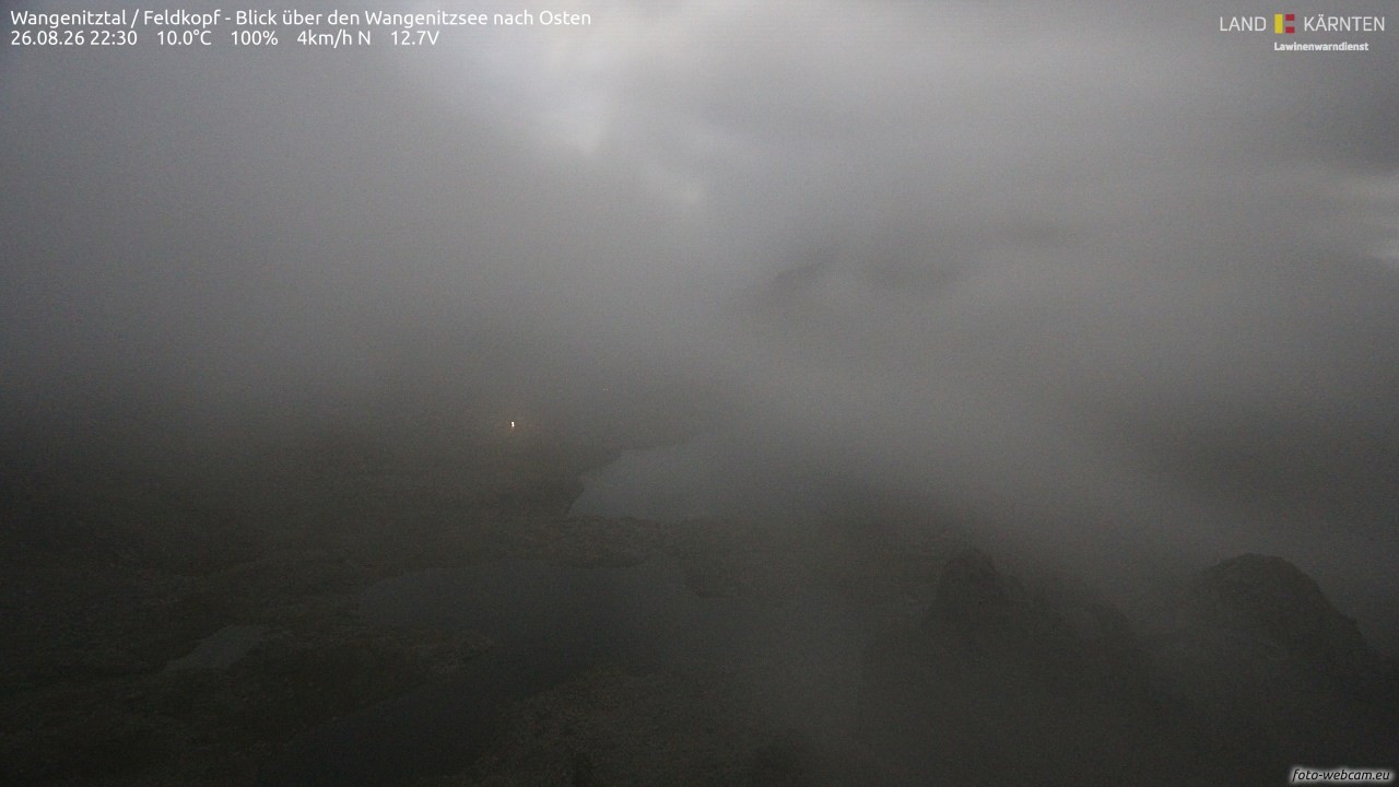 Archived image Webcam Feldkopf Wangenitztal - View to the East