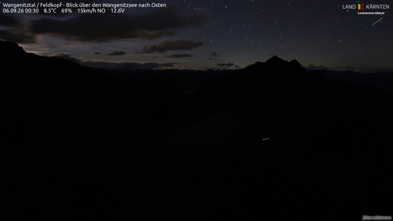Archived image Webcam Feldkopf Wangenitztal - View to the East
