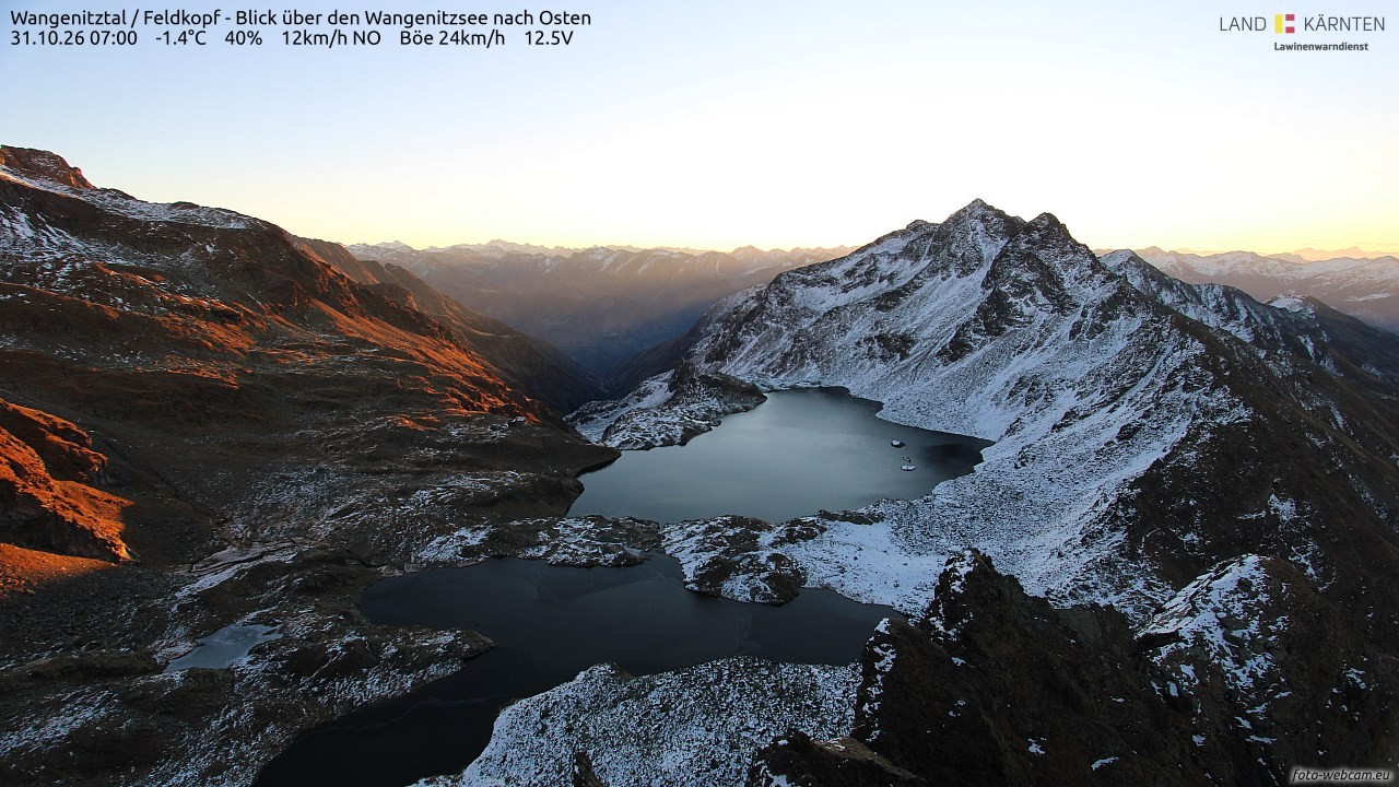 Archived image Webcam Feldkopf Wangenitztal - View to the East