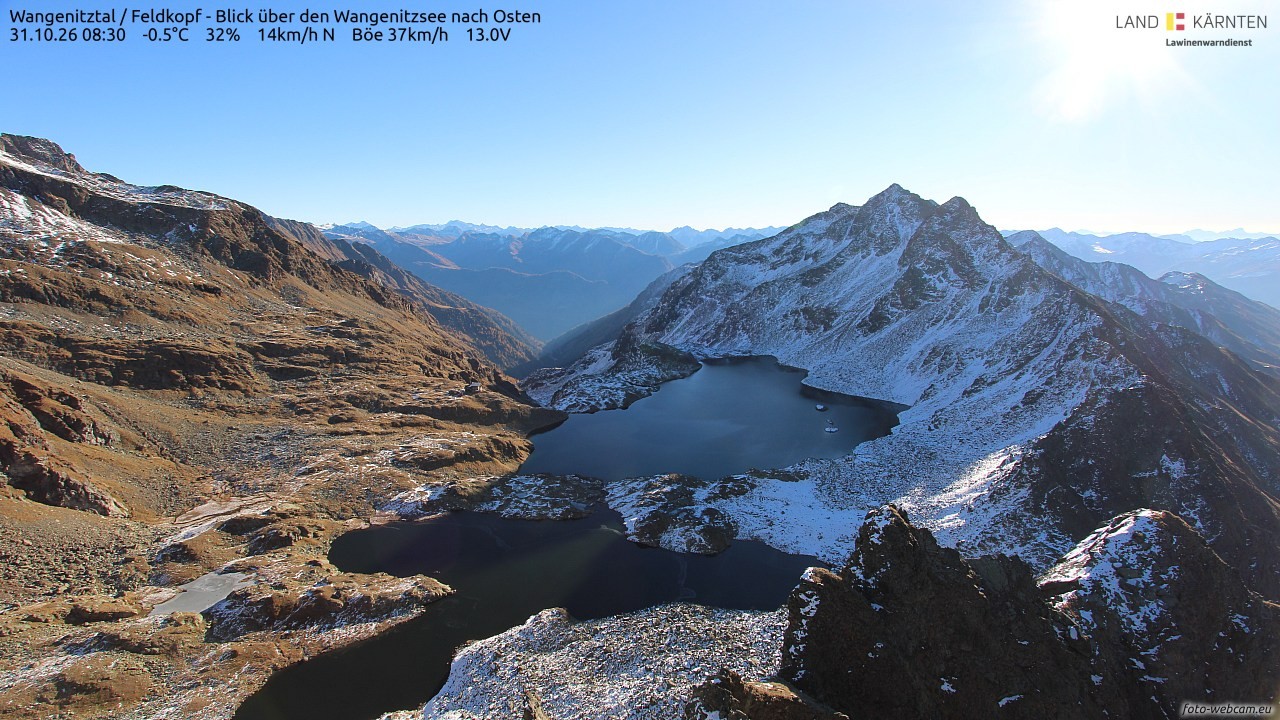 Archived image Webcam Feldkopf Wangenitztal - View to the East