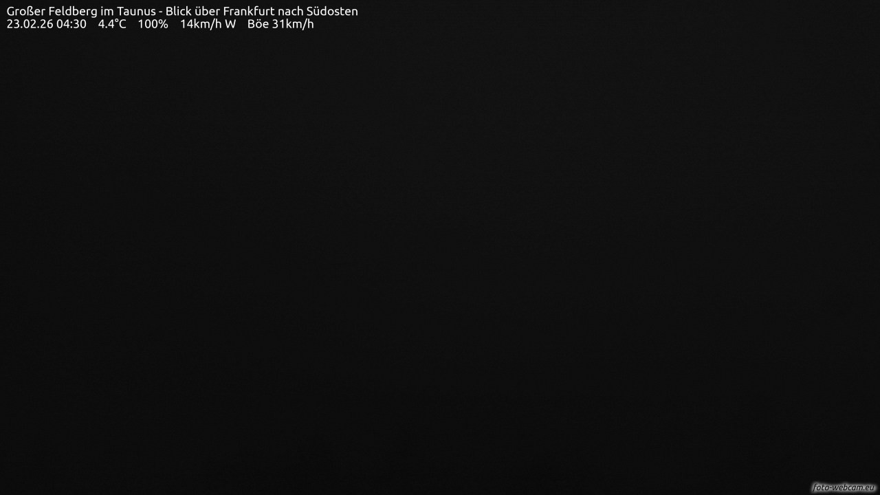 Archiv Foto Webcam Großer Feldberg im Taunus
