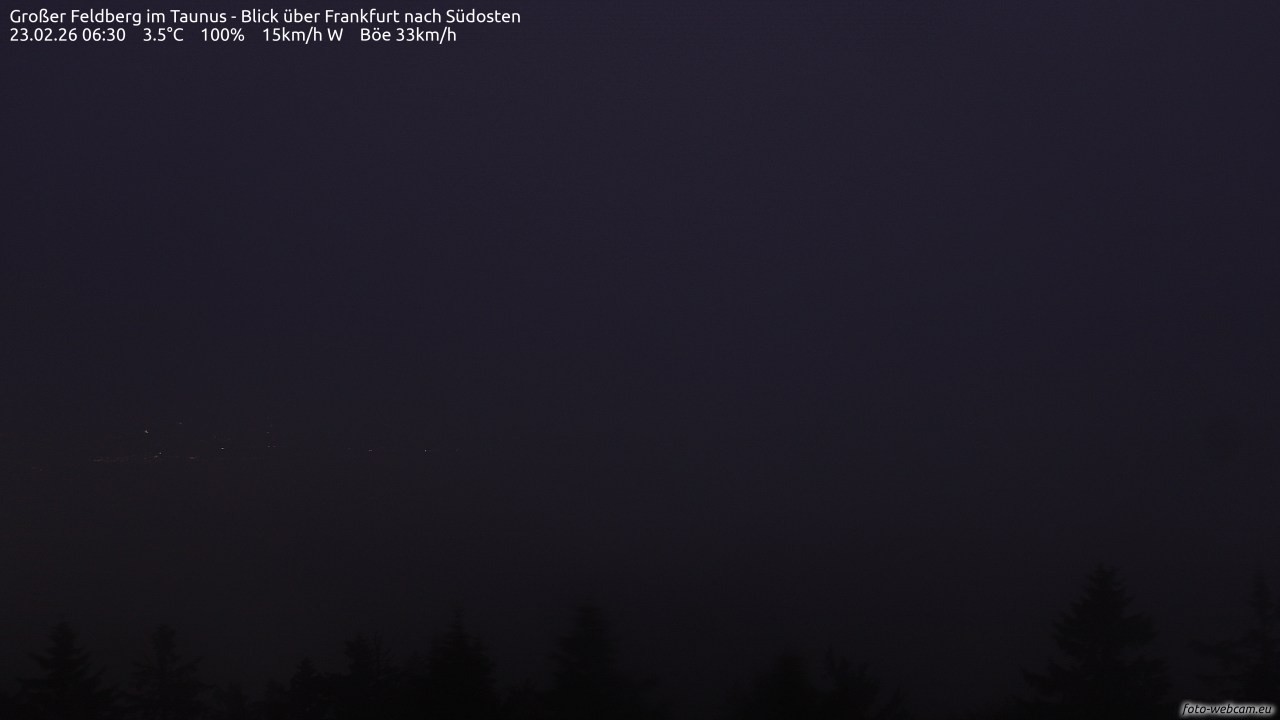 Archiv Foto Webcam Großer Feldberg im Taunus