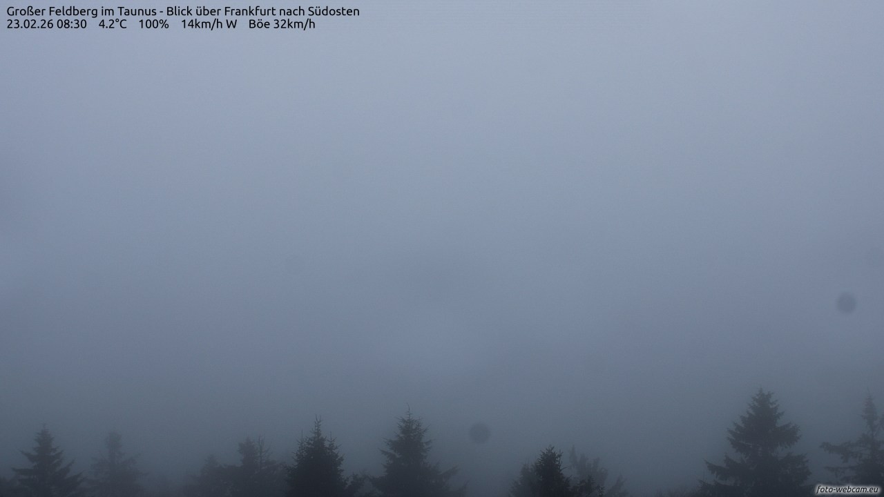 Archiv Foto Webcam Großer Feldberg im Taunus