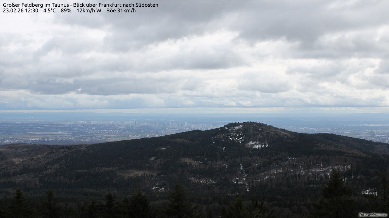 Archiv Foto Webcam Großer Feldberg im Taunus