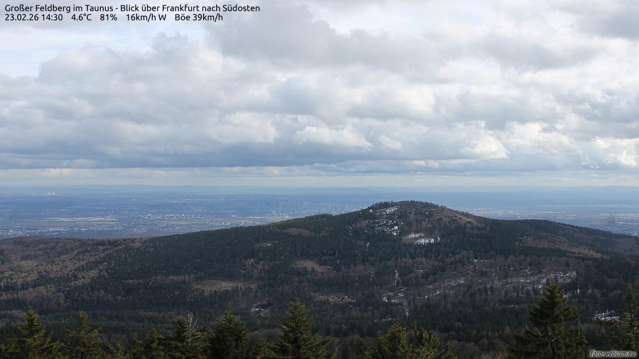 Archiv Foto Webcam Großer Feldberg im Taunus