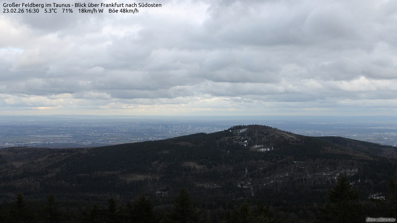 Archiv Foto Webcam Großer Feldberg im Taunus