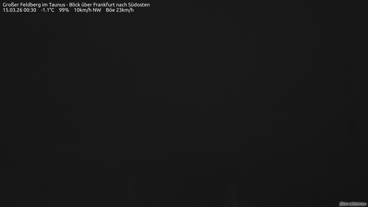 Archiv Foto Webcam Großer Feldberg im Taunus