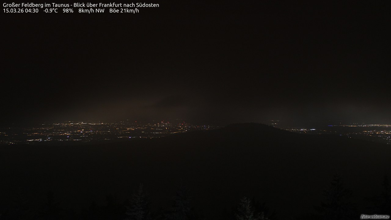 Archiv Foto Webcam Großer Feldberg im Taunus