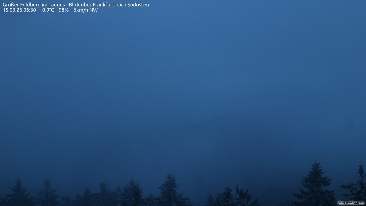 Archiv Foto Webcam Großer Feldberg im Taunus