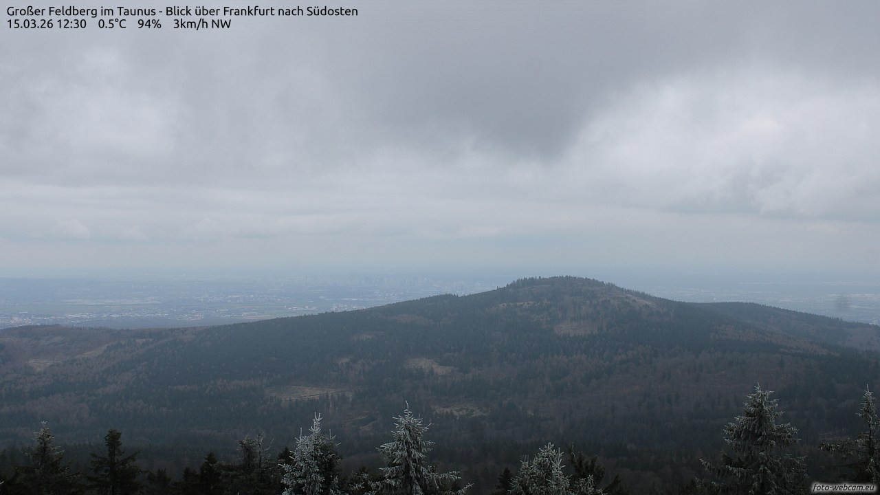 Archiv Foto Webcam Großer Feldberg im Taunus