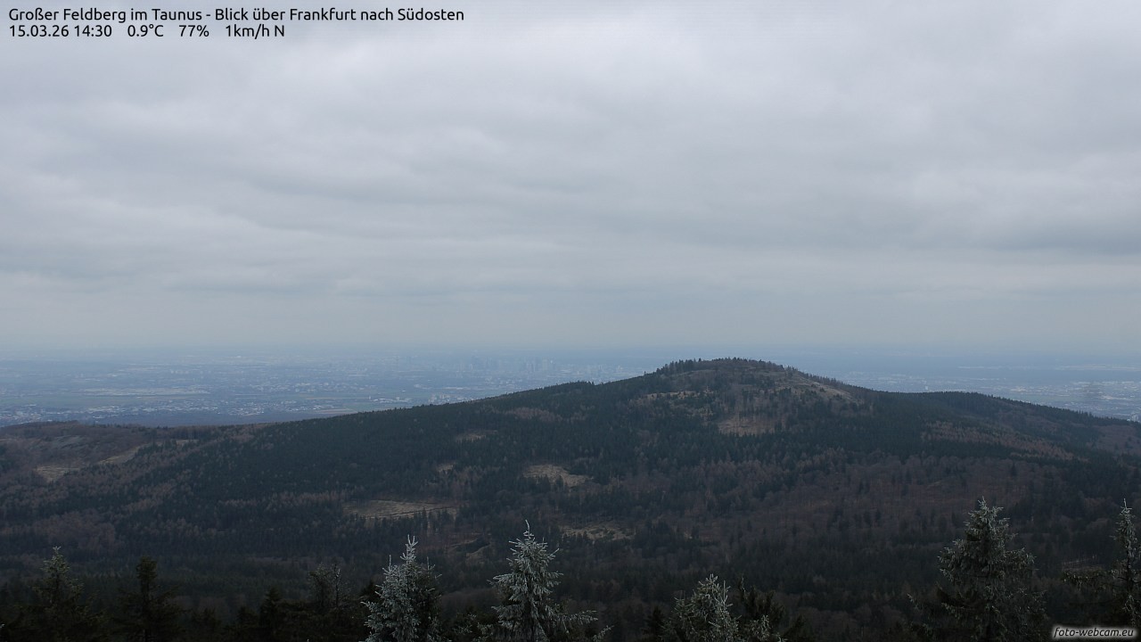Archiv Foto Webcam Großer Feldberg im Taunus