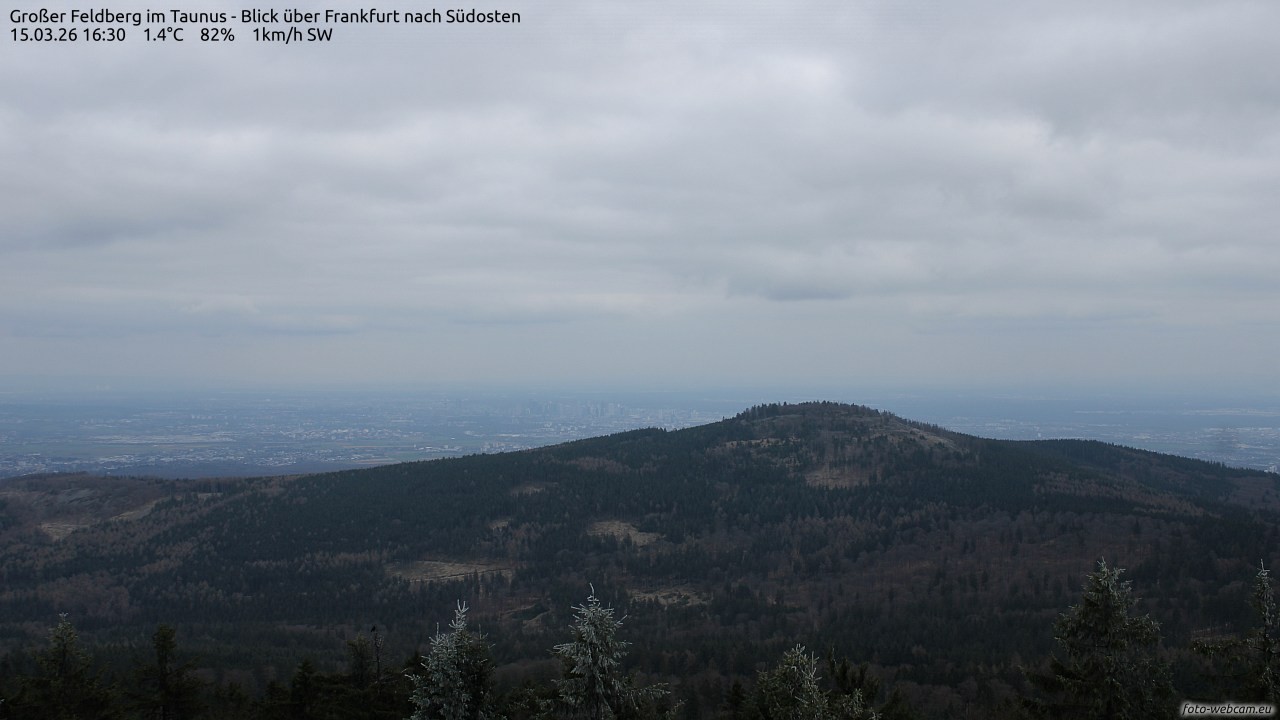 Archiv Foto Webcam Großer Feldberg im Taunus