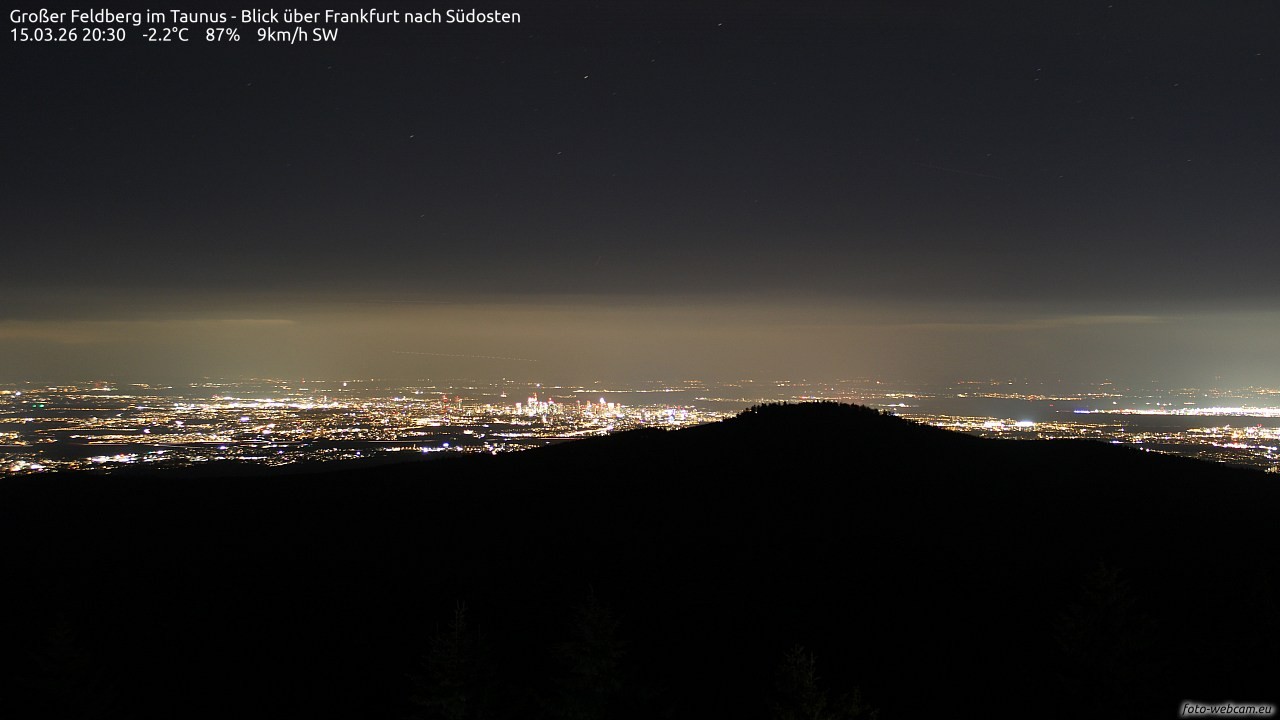 Archiv Foto Webcam Großer Feldberg im Taunus