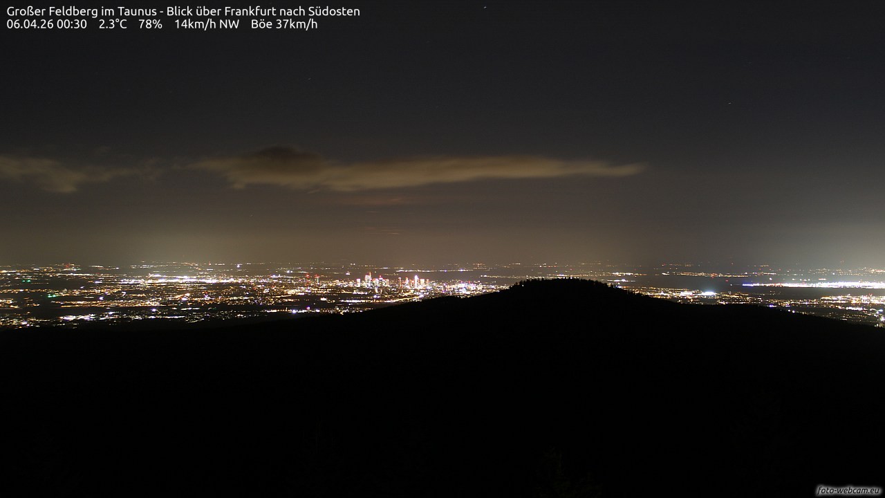 Archiv Foto Webcam Großer Feldberg im Taunus