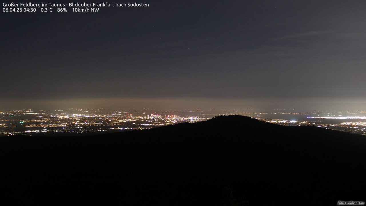 Archiv Foto Webcam Großer Feldberg im Taunus