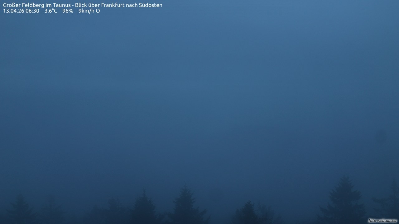 Archiv Foto Webcam Großer Feldberg im Taunus