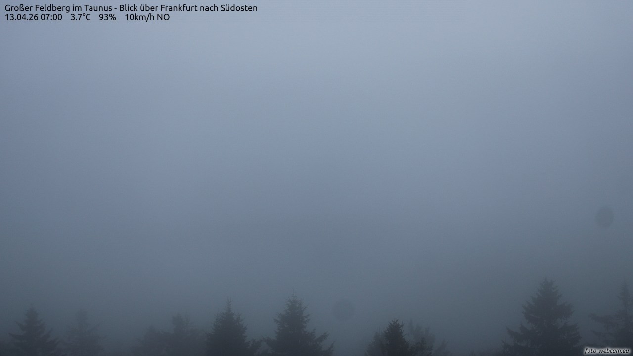 Archiv Foto Webcam Großer Feldberg im Taunus