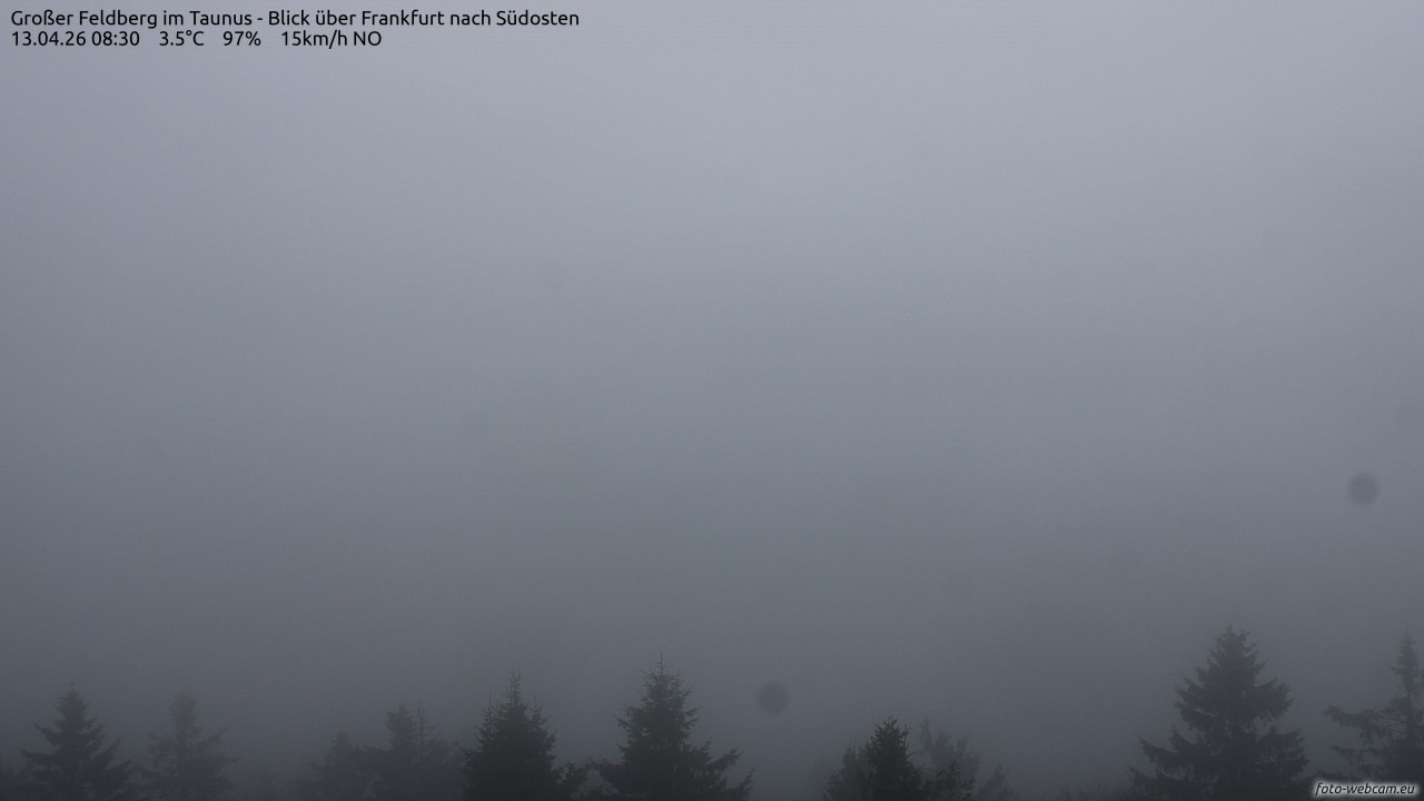 Archiv Foto Webcam Großer Feldberg im Taunus