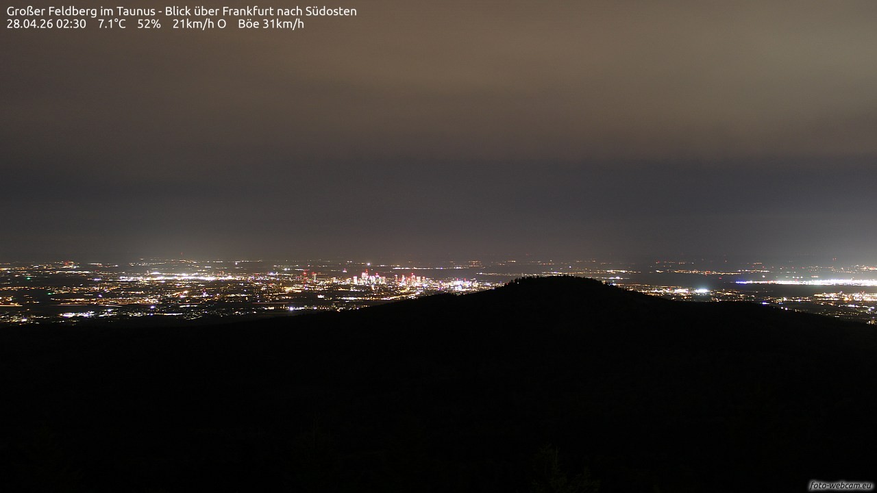 Archiv Foto Webcam Großer Feldberg im Taunus
