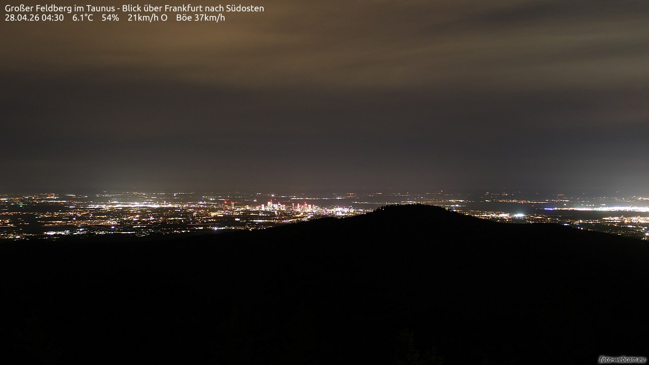 Archiv Foto Webcam Großer Feldberg im Taunus
