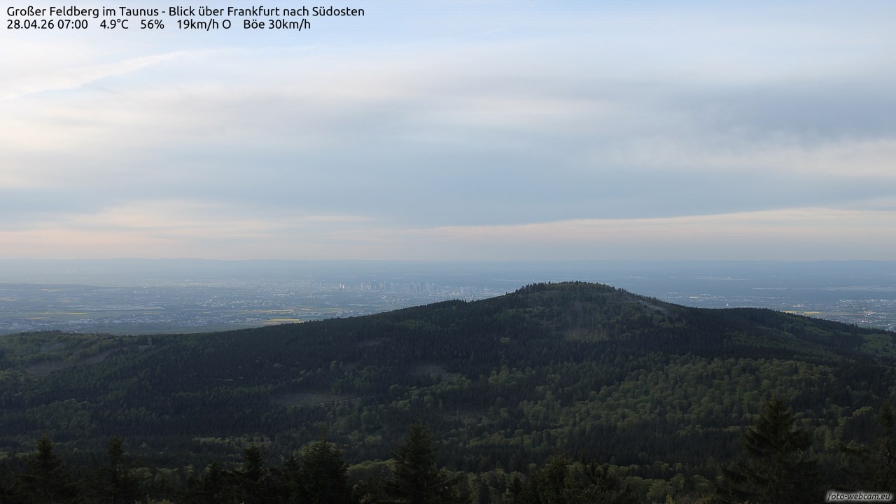 Archiv Foto Webcam Großer Feldberg im Taunus
