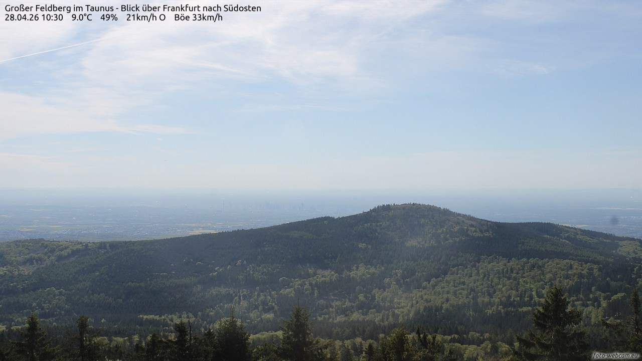 Archiv Foto Webcam Großer Feldberg im Taunus