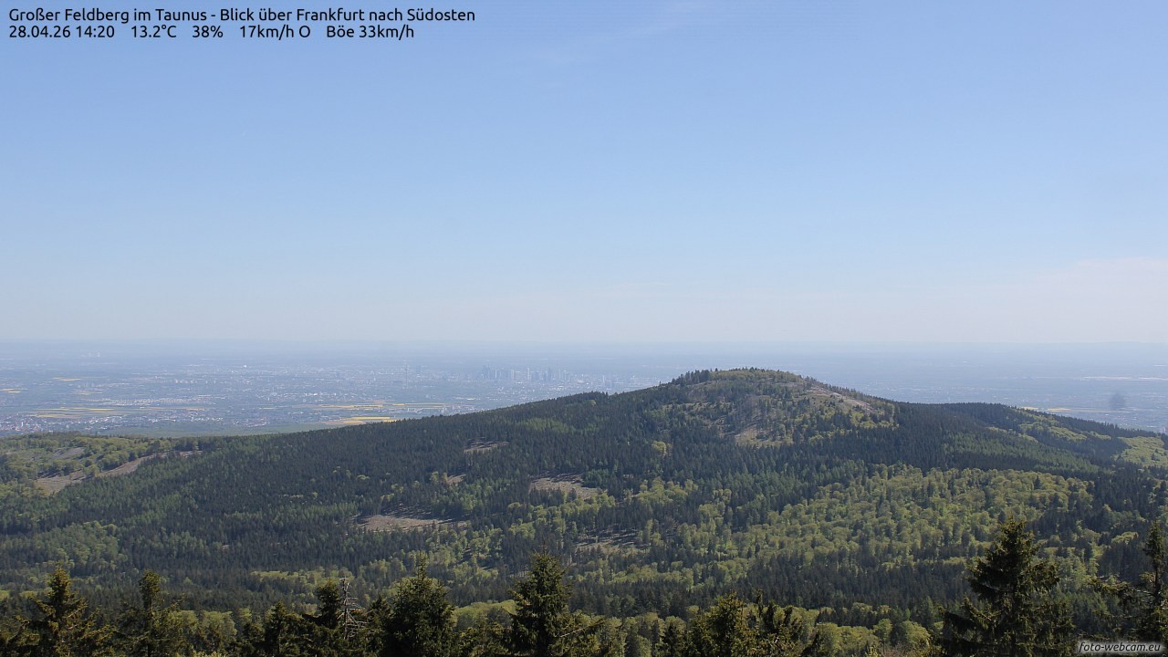 Archiv Foto Webcam Großer Feldberg im Taunus