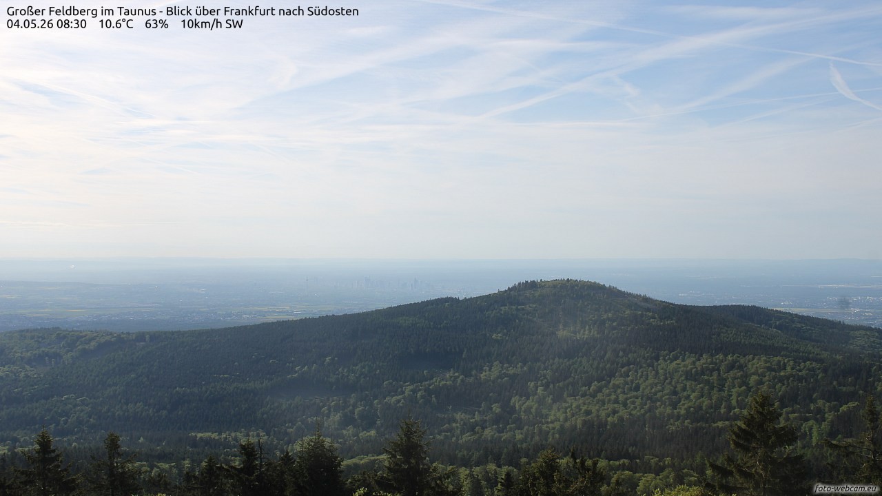 Archiv Foto Webcam Großer Feldberg im Taunus