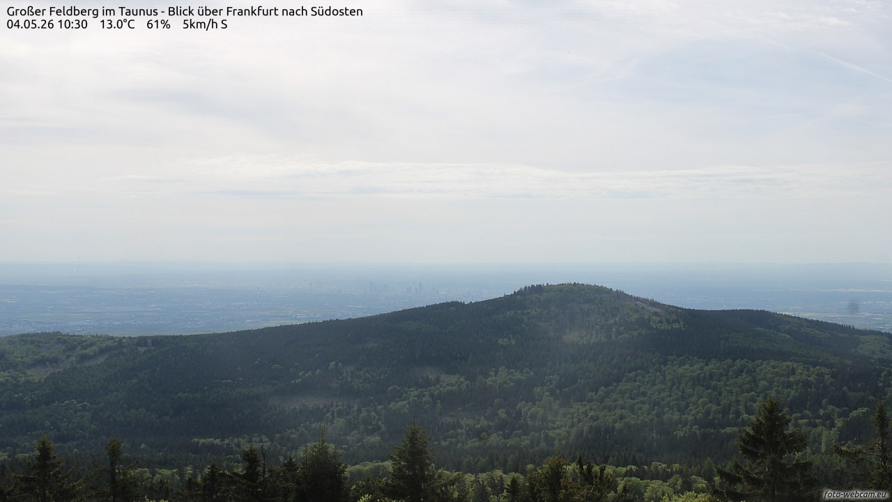 Archiv Foto Webcam Großer Feldberg im Taunus