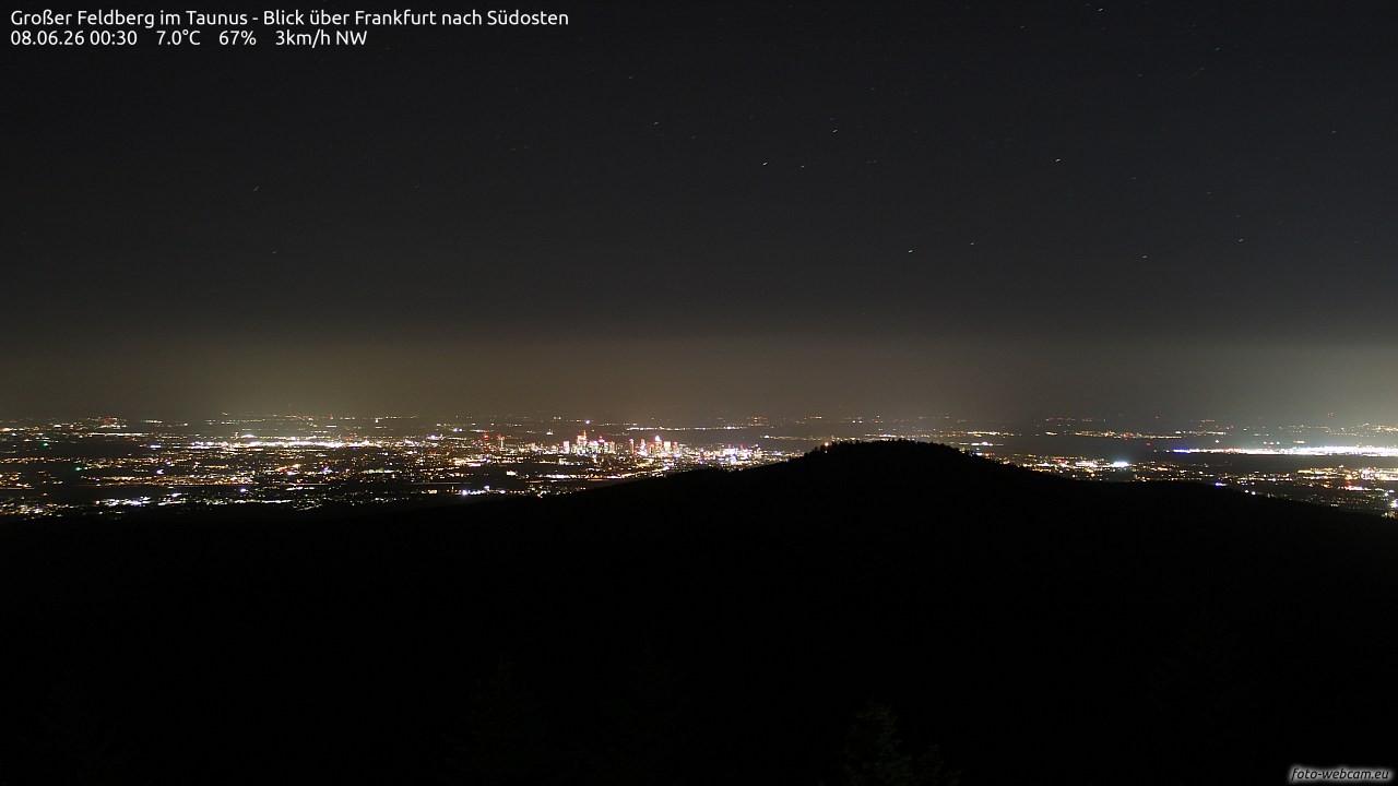 Archiv Foto Webcam Großer Feldberg im Taunus