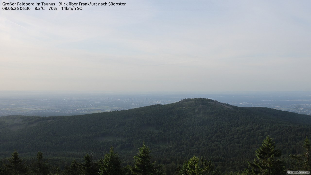Archiv Foto Webcam Großer Feldberg im Taunus