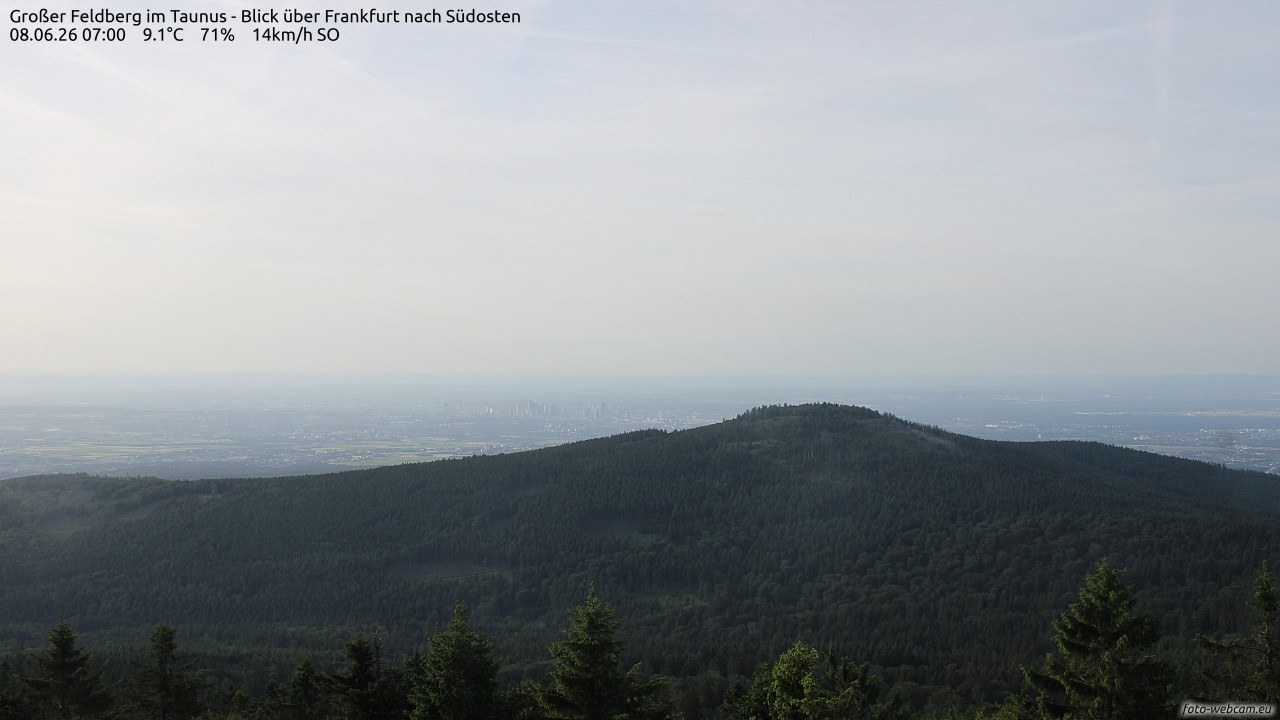 Archiv Foto Webcam Großer Feldberg im Taunus