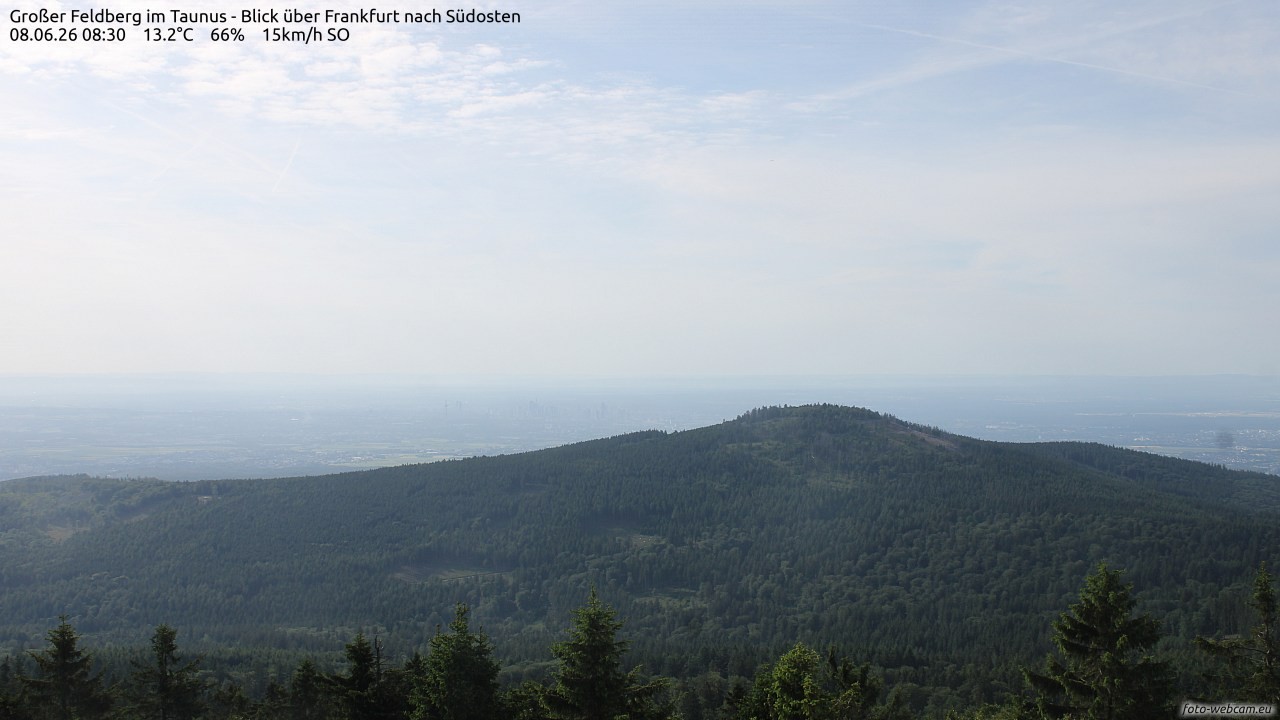 Archiv Foto Webcam Großer Feldberg im Taunus