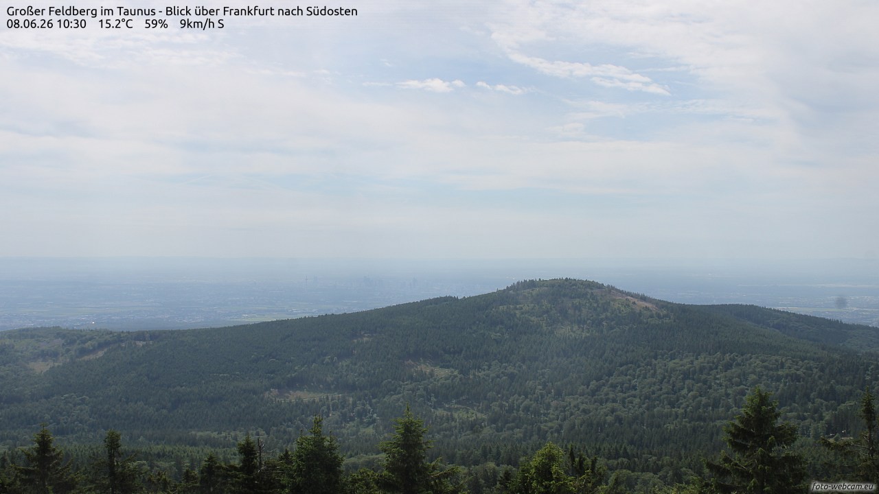 Archiv Foto Webcam Großer Feldberg im Taunus