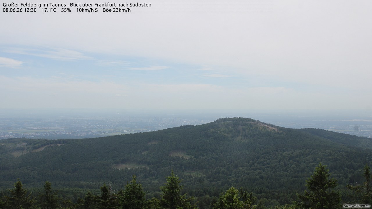 Archiv Foto Webcam Großer Feldberg im Taunus