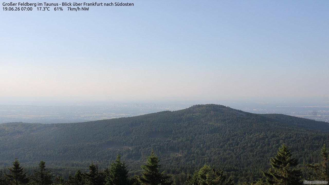 Archiv Foto Webcam Großer Feldberg im Taunus