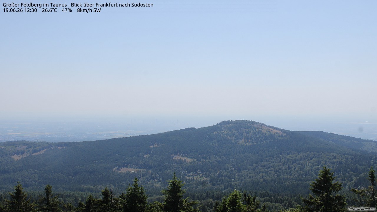 Archiv Foto Webcam Großer Feldberg im Taunus