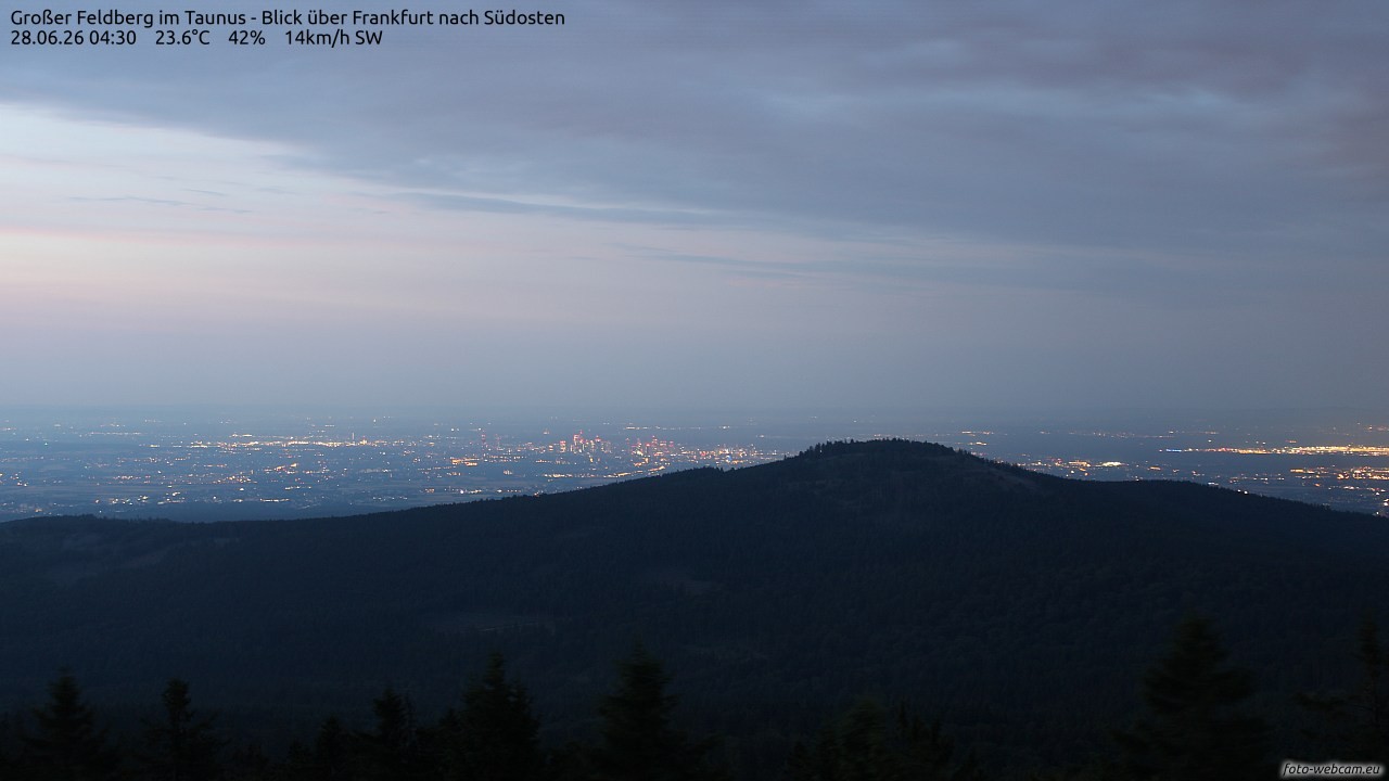 Archiv Foto Webcam Großer Feldberg im Taunus