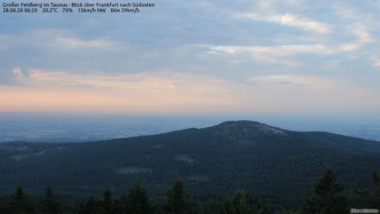 Archiv Foto Webcam Großer Feldberg im Taunus