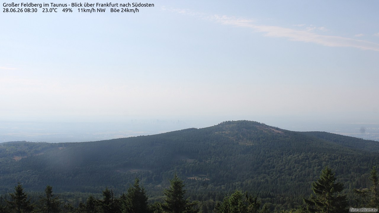 Archiv Foto Webcam Großer Feldberg im Taunus