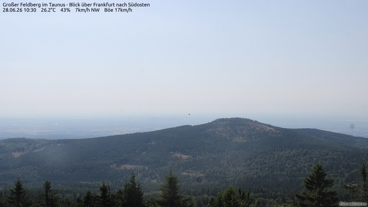Archiv Foto Webcam Großer Feldberg im Taunus