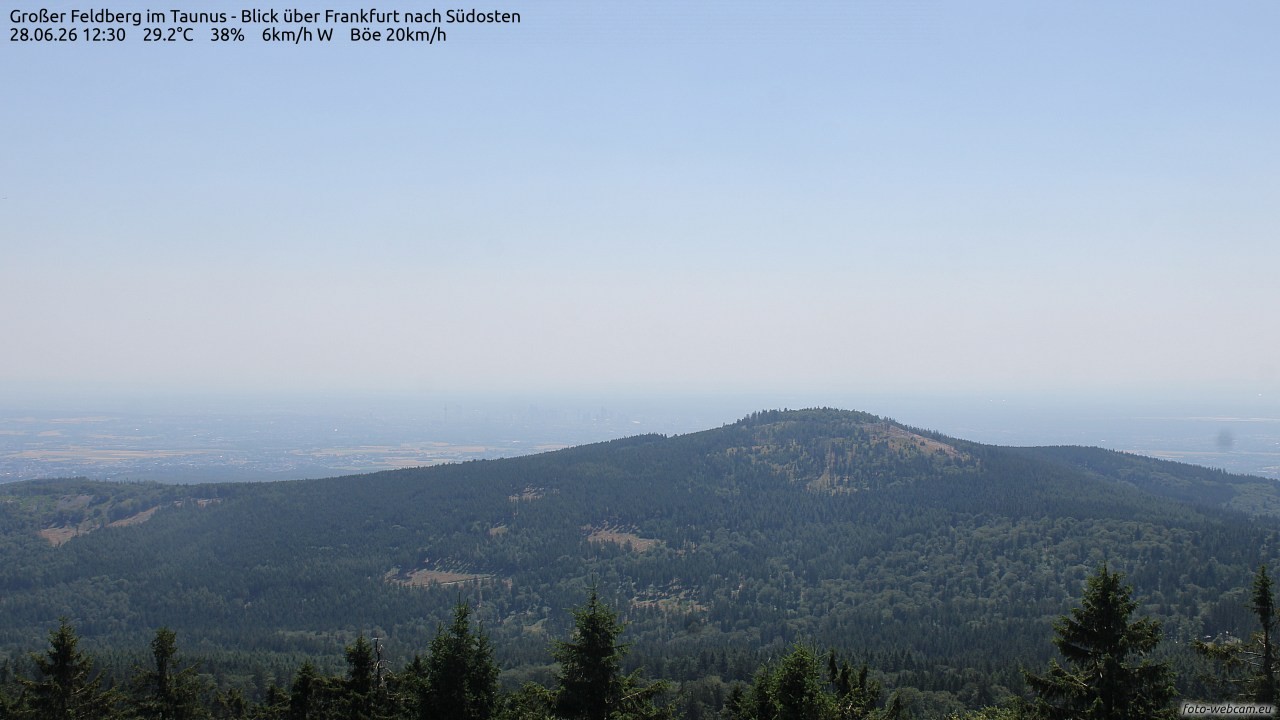 Archiv Foto Webcam Großer Feldberg im Taunus