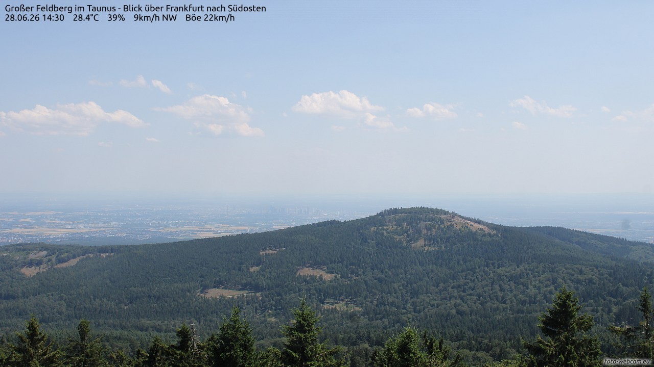 Archiv Foto Webcam Großer Feldberg im Taunus